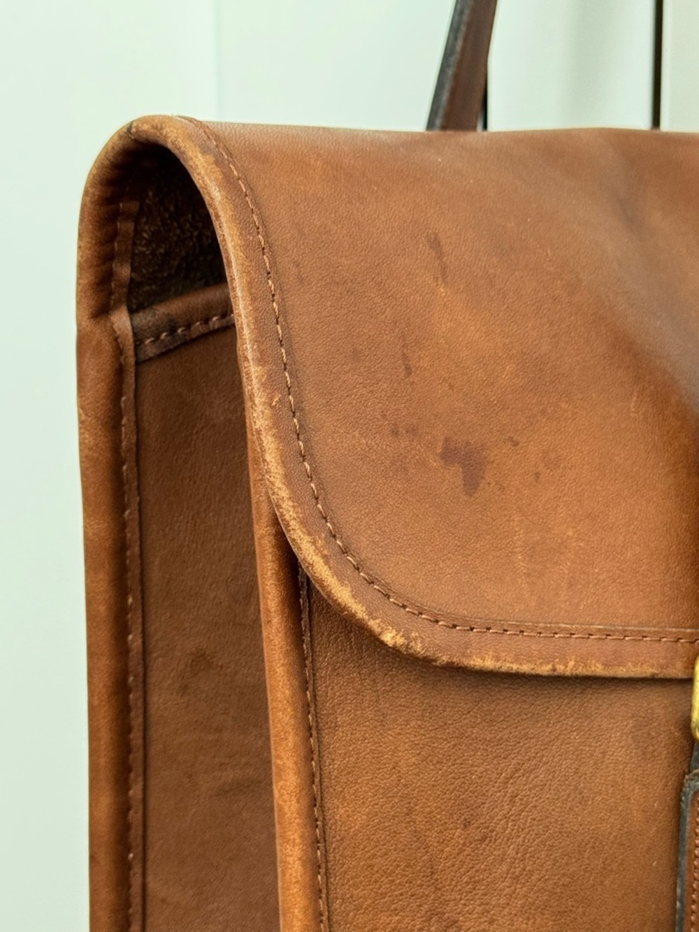 Vintage Coach Envelope Portfolio 5190 NYC Leather Shoulder Bag, Tote or Laptop - Picture 5 of 14